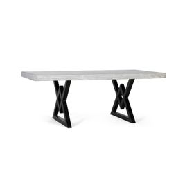 Table À Manger Rectangulaire En Bois De Manguier 200 Cm