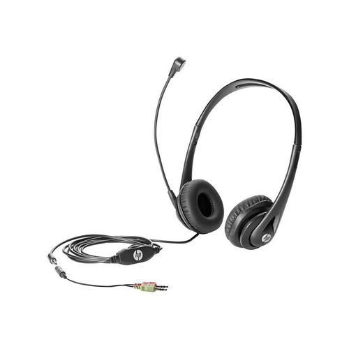 HP Business Headset v2 - Micro-casque - circum-aural - filaire - pour Elite Slice G2; EliteDesk 705 G5, 800 G5; ProDesk 600 G5; ProOne 400 G5, 440 G5, 600 G5