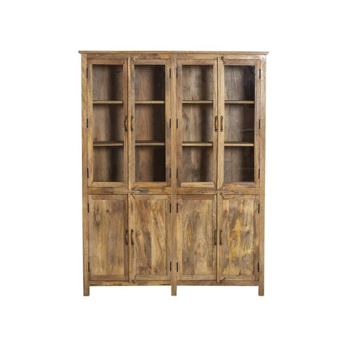 Vaisselier En Bois Marron 135x40 Cm