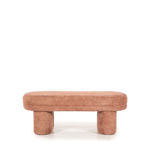 Banc Design En Tissu - Terracotta