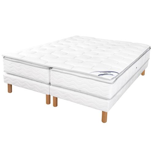 Ensemble Matelas Ressorts Et Sommier Tapissier 2 X 100 X 200 Cm