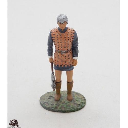 Soldats De Plomb Du Moyen-Age, Homme À Pied Castillan