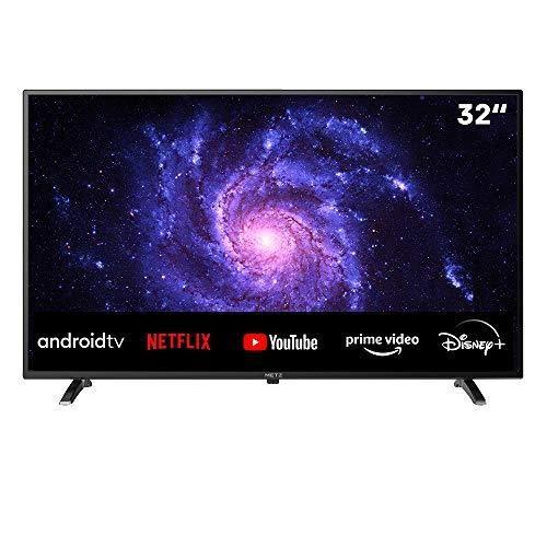 Metz Télévision TV 32 (81 cm) LED HD Android TV 9.0 avec DVB/C/T2/S2 Série MTC6