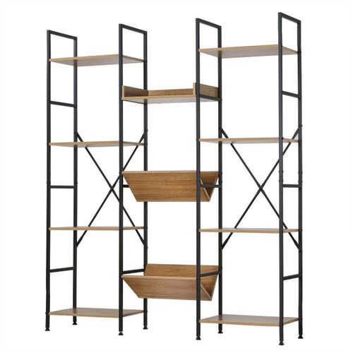 Etagère 11 Niveaux Style Industriel - L125 X H150 Cm