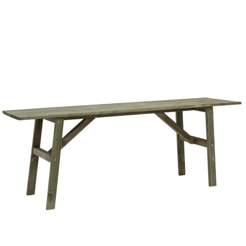 Banc En Bois De Sapin Vert 120x45cm