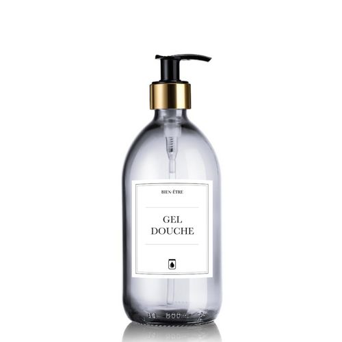 Étiquette Gel Douche Waterproof 