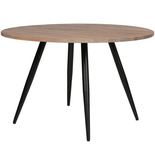Table À Manger Ronde En Bois 4 Personnes, Ø120 Cm