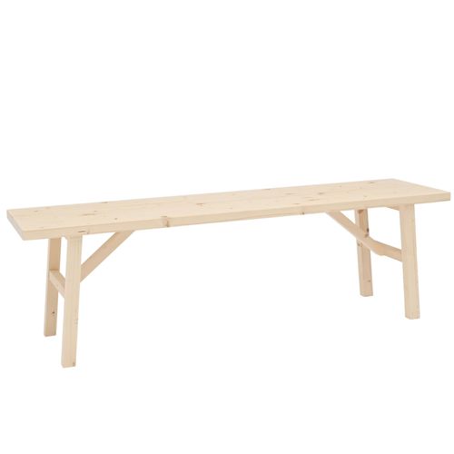 Banc En Bois De Sapin Naturel 115x45cm