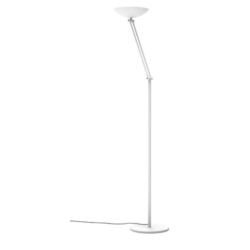 Lampadaire Led En Métal H 186 Cm Blanc