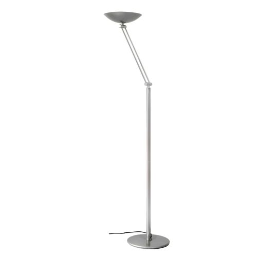 Lampadaire Led En Métal H 186 Cm Gris