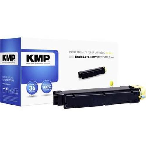 KMP K-T88 recharge jaune compatible avec kyocera TK-5270Y