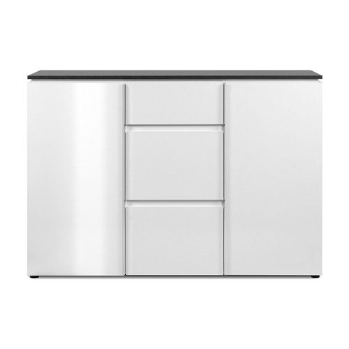 Buffet Avec 2 Portes Et 3 Tiroirs - L133 Cm