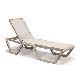 Bain De Soleil En Plastique Taupe