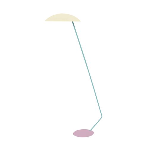Lampadaire Liseuse Métal Beige 85 Cm