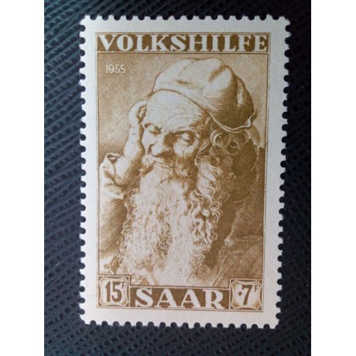 Timbre Allemagne - Sarre. Yt 349 Vieil Homme D'anvers 1955 ( 0010505 )
