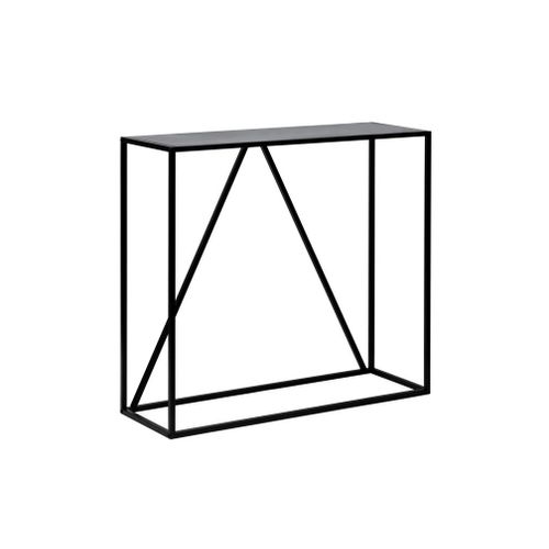 Console En Métal Noir - 90x30 Cm