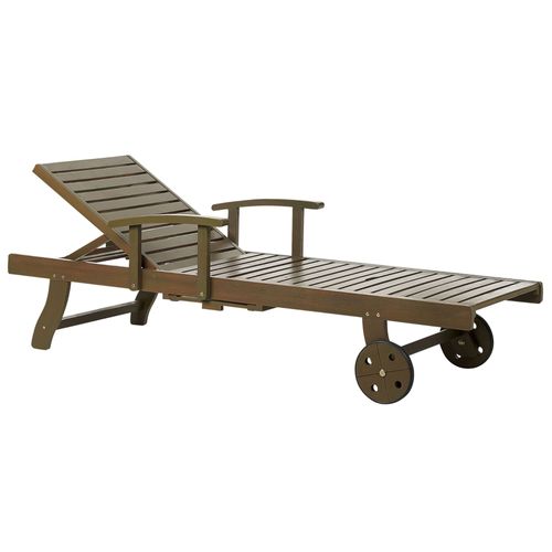 Chaise Longue Bois Bois Foncé Amantea
