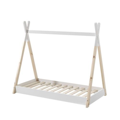 Drawer - Dayi - Lit Enfant Cabane En Bois 70x140cm - Blanc