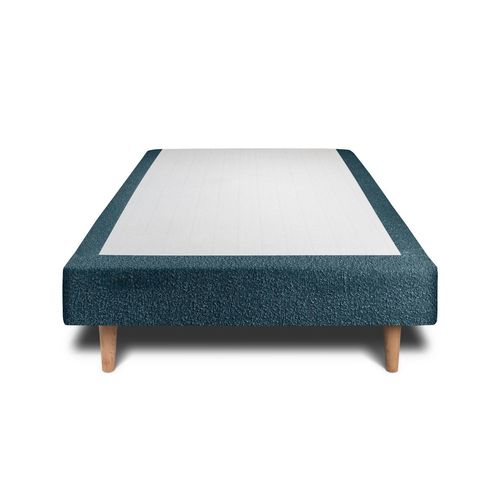Sommier Tapissier Bouclette Bleu 100x200 H35cm