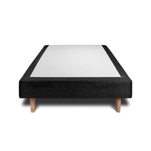 Sommier Tapissier Bouclette Noir 100x200 H35cm