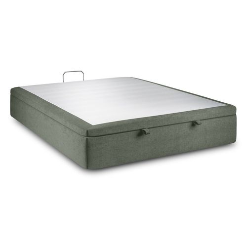 Sommier Coffre Tissu Noir H39cm