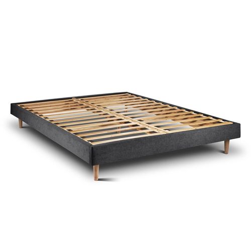 Sommier Kit Tissu Noir 200x200 H29cm