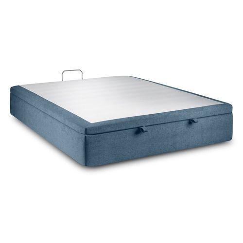 Sommier Coffre Tissu Noir H39cm