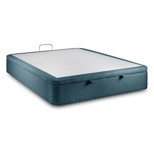Sommier Coffre Bouclette Bleu 200x200 H39cm
