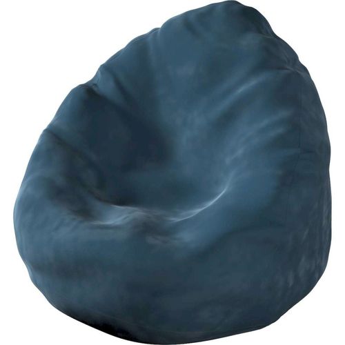 Pouf Polyester Bleu