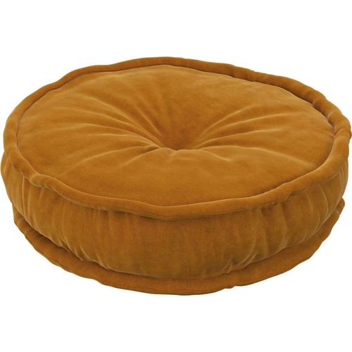 Pouf Polyester Jaune