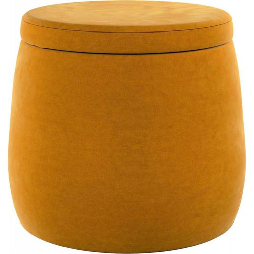 Pouf Polyester Jaune
