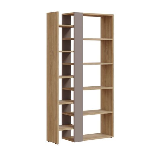 Étagère 9 Tablettes - Effet Bois - L80 X H152 Cm