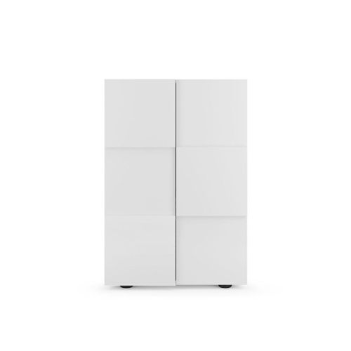 Meuble De Rangement 2 Portes Multifonctionnel - H116 Cm