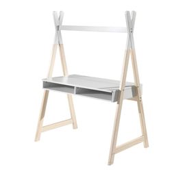 Drawer - Aulia - Bureau Enfant En Bois - Blanc