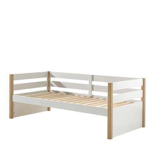 Drawer - Tourco - Lit Enfant Banquette En Bois 90x200cm - Blanc