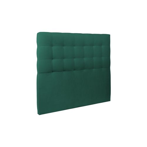 Prestige Literie - Tete De Lit Capitonnée Velours Gris Clair - Ep 10 Cm Rembourré - Rose