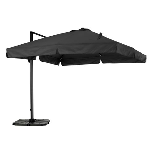Toile De Rechange Pour Parasol Suspendu 300x300cm Carré Gris