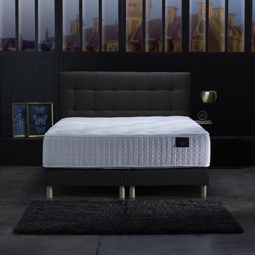 Ensemble Tête De Lit Matelas Mémoire De Forme Latex + Sommier 160x200