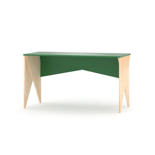 Bureau Enfant En Pin Massif&mdf 120x60 Vert