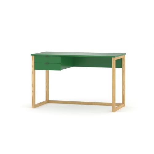 Bureau Enfant En Pin Massif&mdf 120x60 Vert