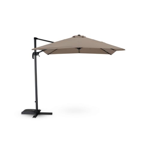 Tissu De Remplacement Pour Parasol 250x250cm Carré Taupe