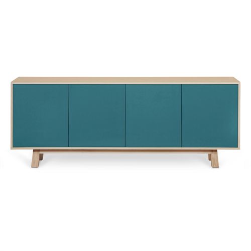 Buffet Bas 4 Portes 160 Cm, En Frêne