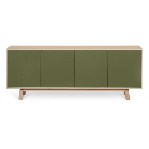 Buffet Bas 4 Portes 200 Cm, En Frêne