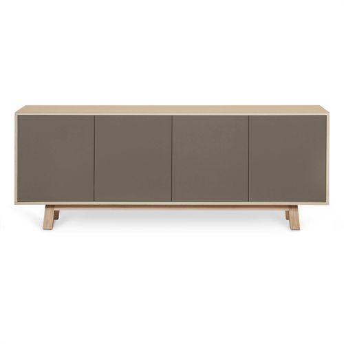 Buffet Bas 4 Portes 200 Cm, En Frêne