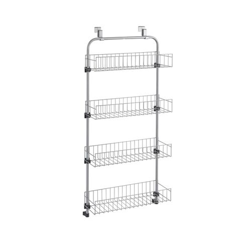 Etagère De Porte 4 Niveaux Silver