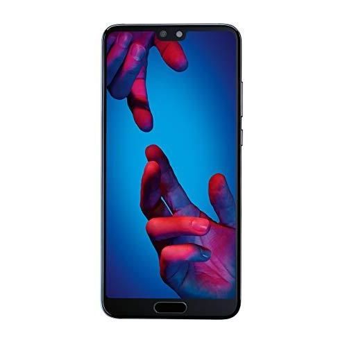 HUAWEI Smartphone P20 Smartphone débloqué 4G (5,8 pouces 128 Go/4 Go Double NanoSIM Android) Bleu [Version internationale]