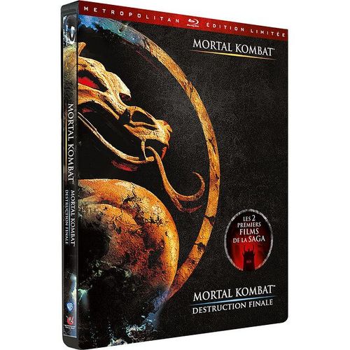 Mortal Kombat + Mortal Kombat - Destruction Finale - Édition Steelbook - Blu-Ray