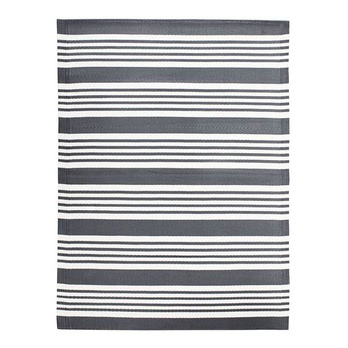 Tapis D'extérieur À Rayures Gris 180x240