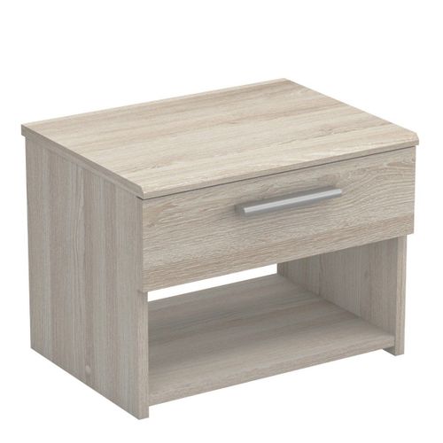 Chevet 1 Tiroir L42,5 Cm - Décor Bois Clair