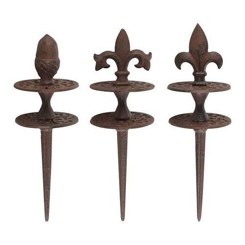 Lot De 3 Guides Tuyaux Fonte 29 Cm